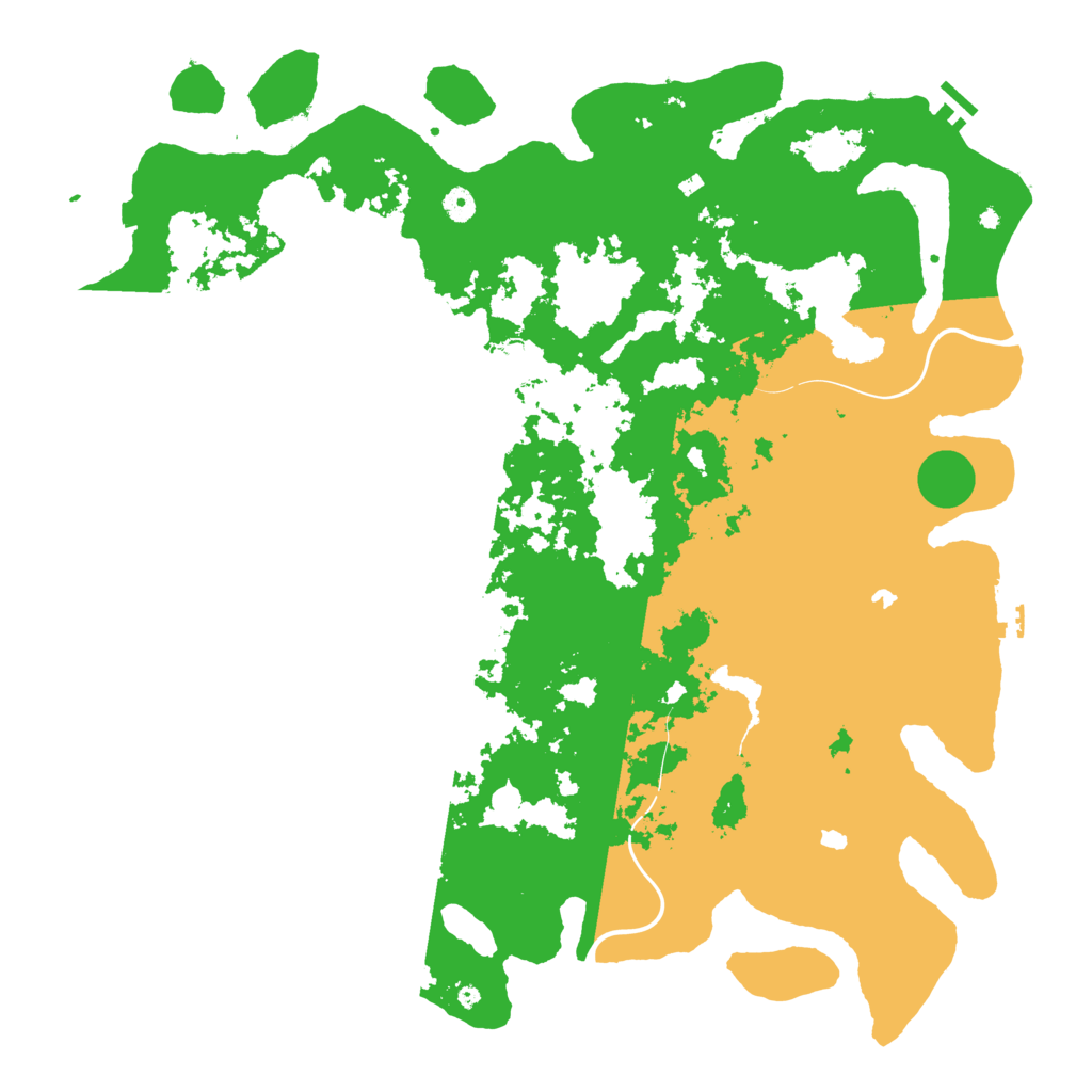 Biome Rust Map: Procedural Map, Size: 5000, Seed: 1597736673