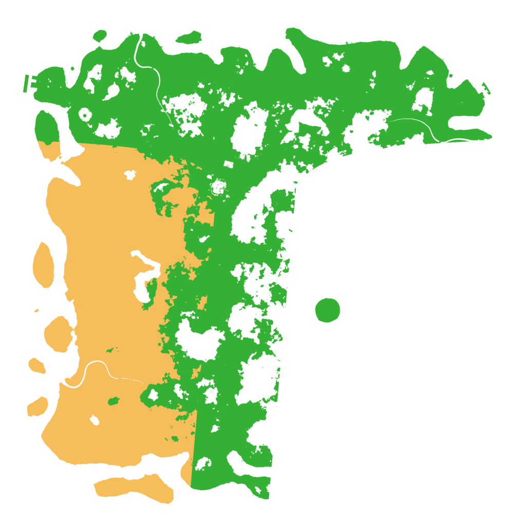 Biome Rust Map: Procedural Map, Size: 6000, Seed: 965554018