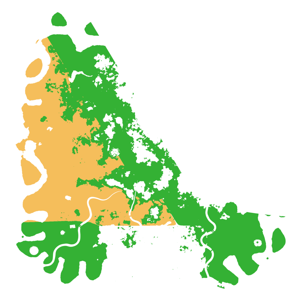 Biome Rust Map: Procedural Map, Size: 6000, Seed: 286898487