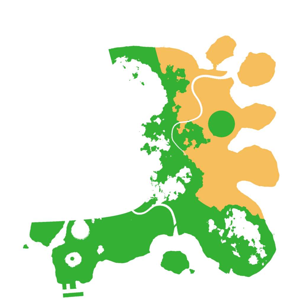 Biome Rust Map: Procedural Map, Size: 3000, Seed: 2134863469