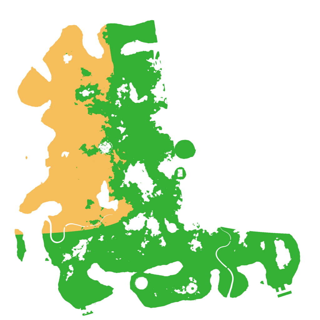 Biome Rust Map: Procedural Map, Size: 4501, Seed: 68