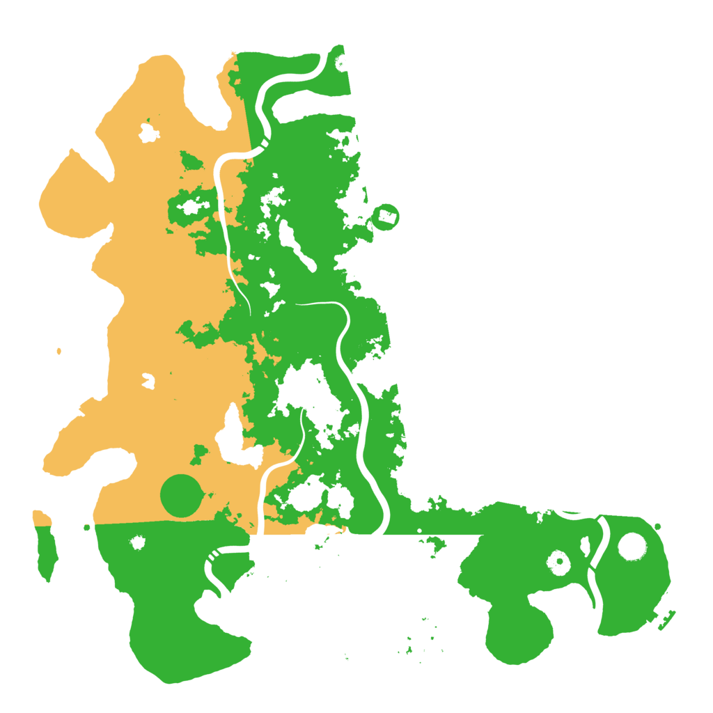Biome Rust Map: Procedural Map, Size: 4501, Seed: 68