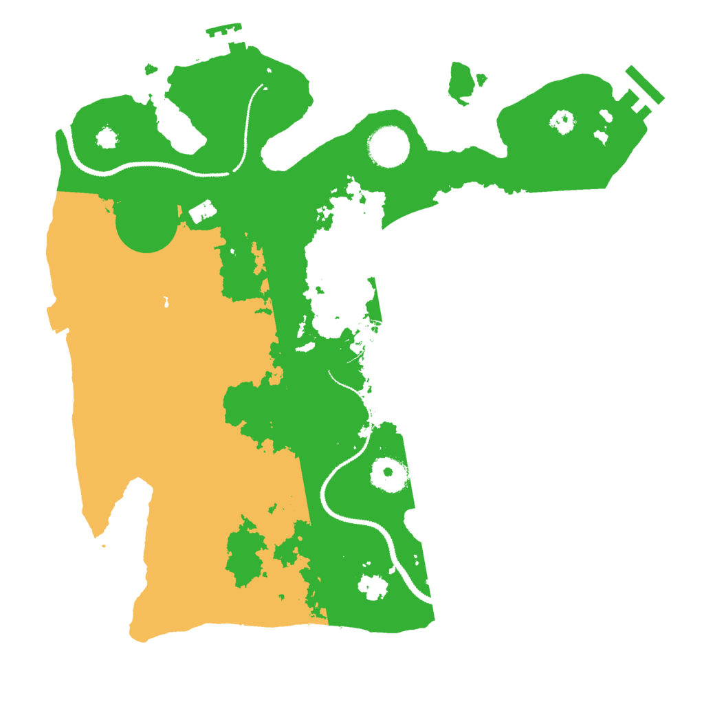 Biome Rust Map: Procedural Map, Size: 3000, Seed: 294714536