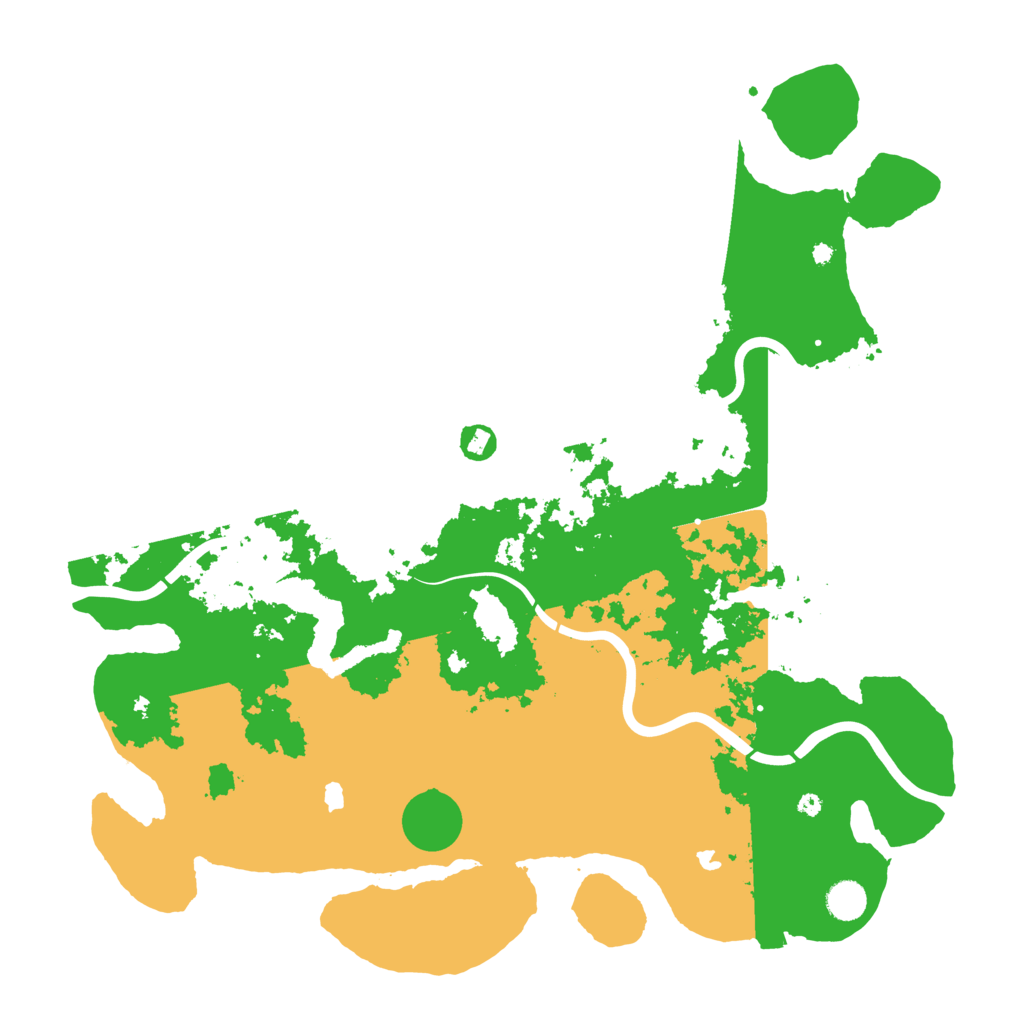 Biome Rust Map: Procedural Map, Size: 4500, Seed: 128347212