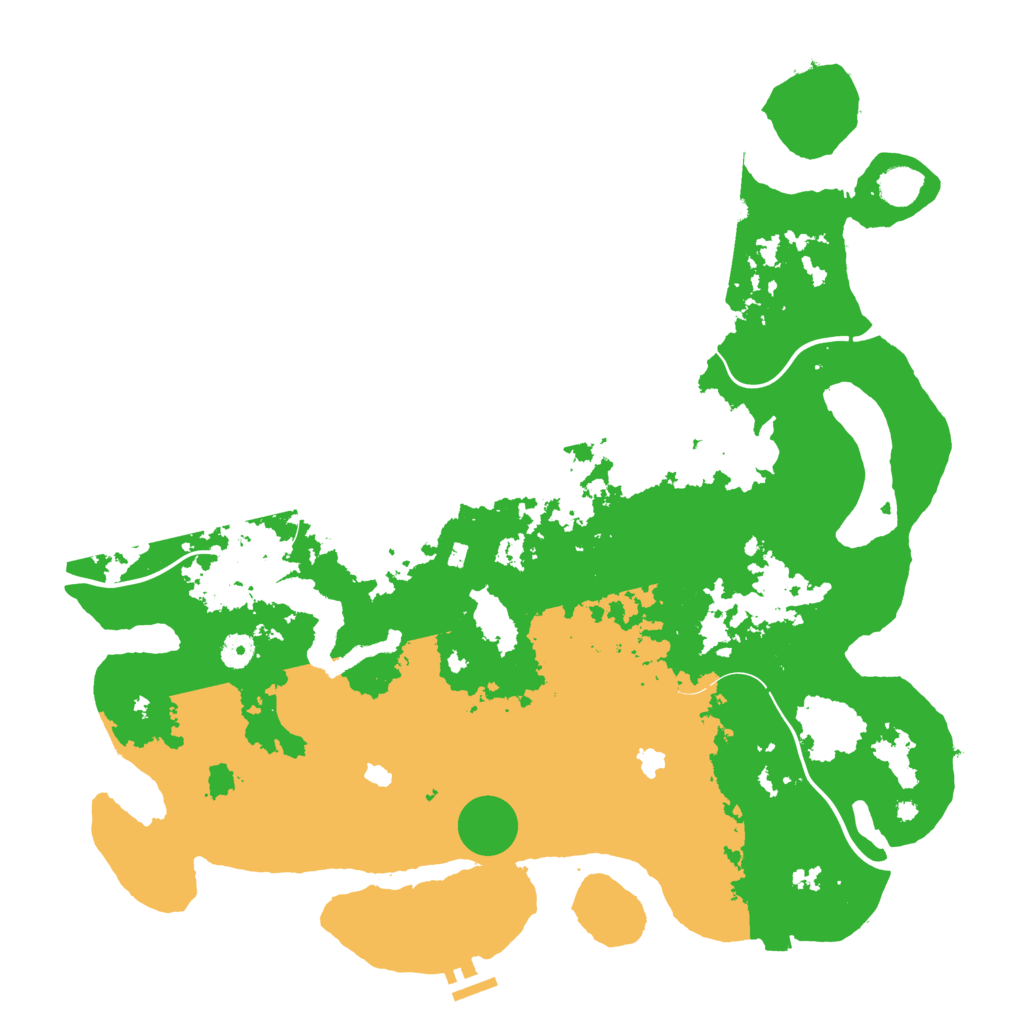 Biome Rust Map: Procedural Map, Size: 4500, Seed: 128347212