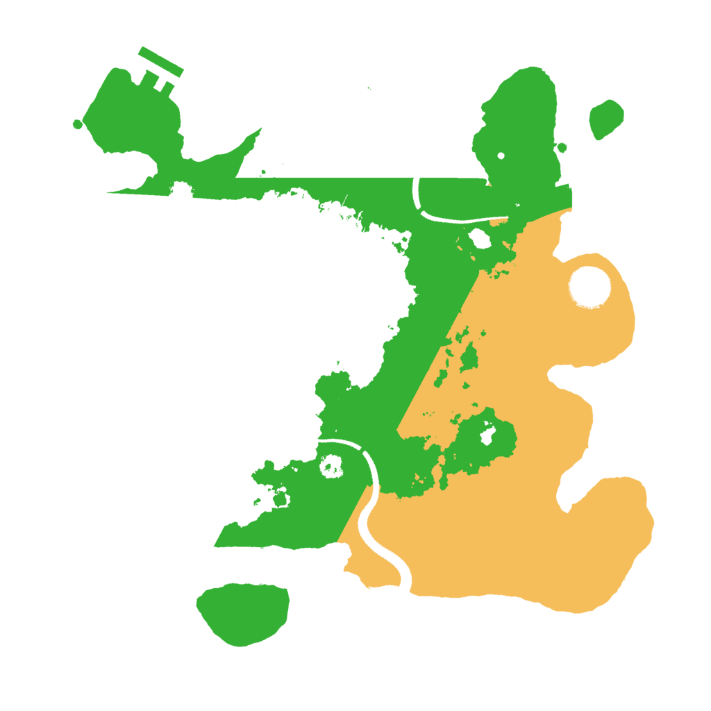 Biome Rust Map: Procedural Map, Size: 3000, Seed: 78611