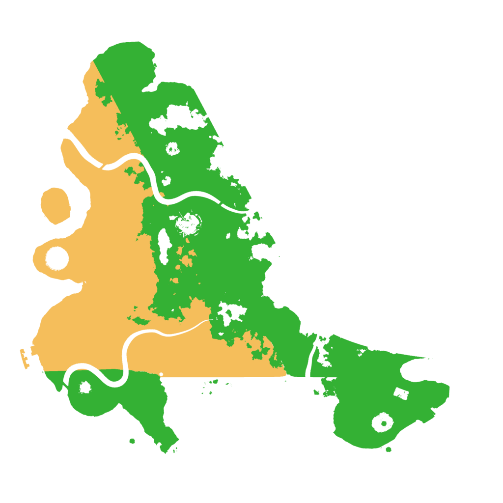 Biome Rust Map: Procedural Map, Size: 3800, Seed: 1477487808