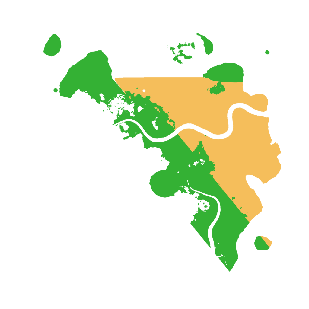 Biome Rust Map: Procedural Map, Size: 3000, Seed: 124554