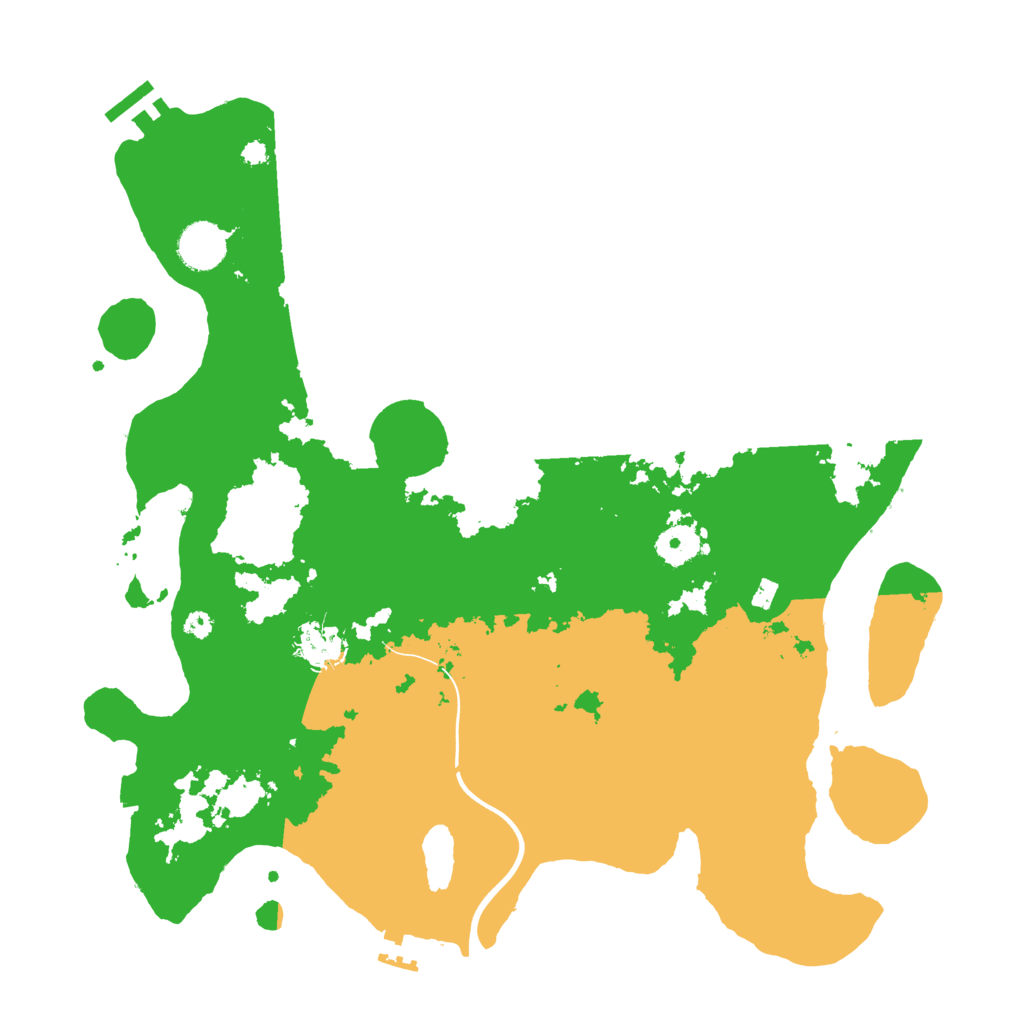 Biome Rust Map: Procedural Map, Size: 3750, Seed: 1334