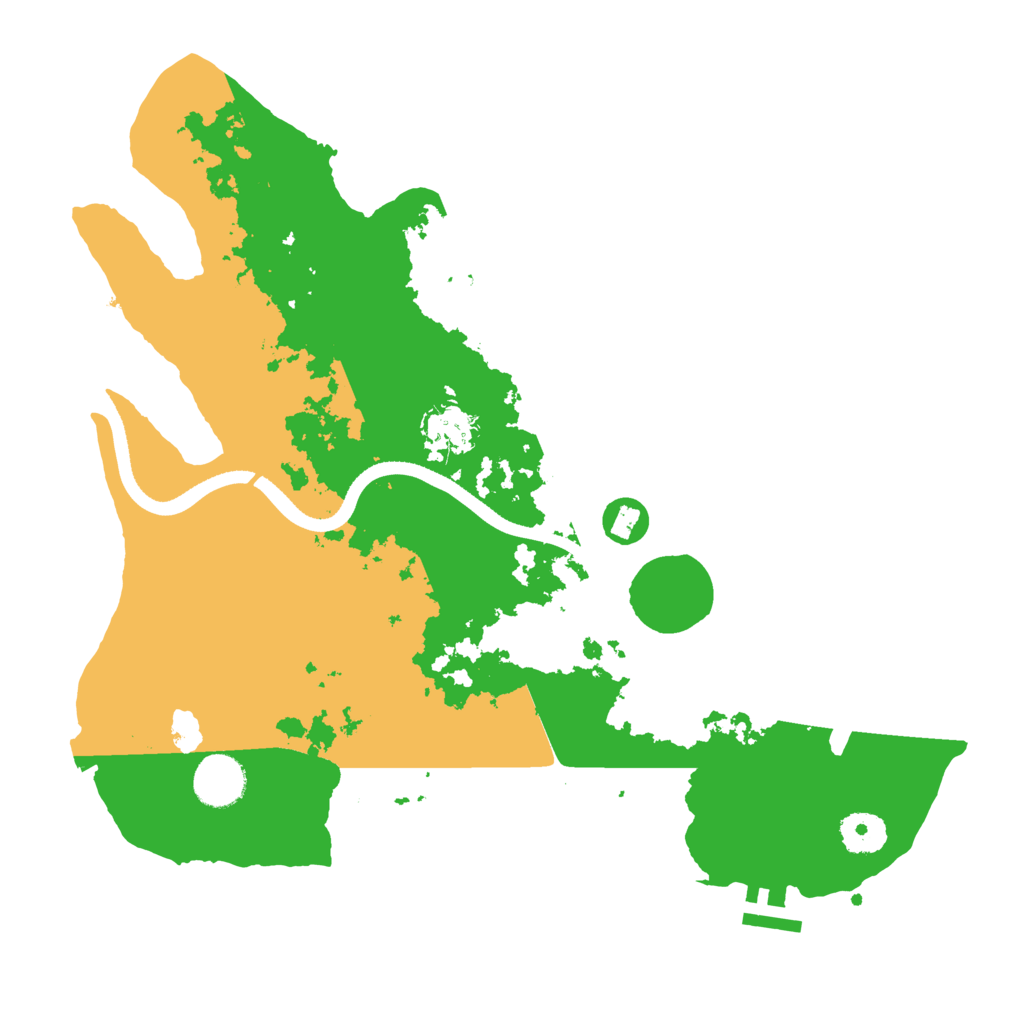 Biome Rust Map: Procedural Map, Size: 3500, Seed: 1911189261