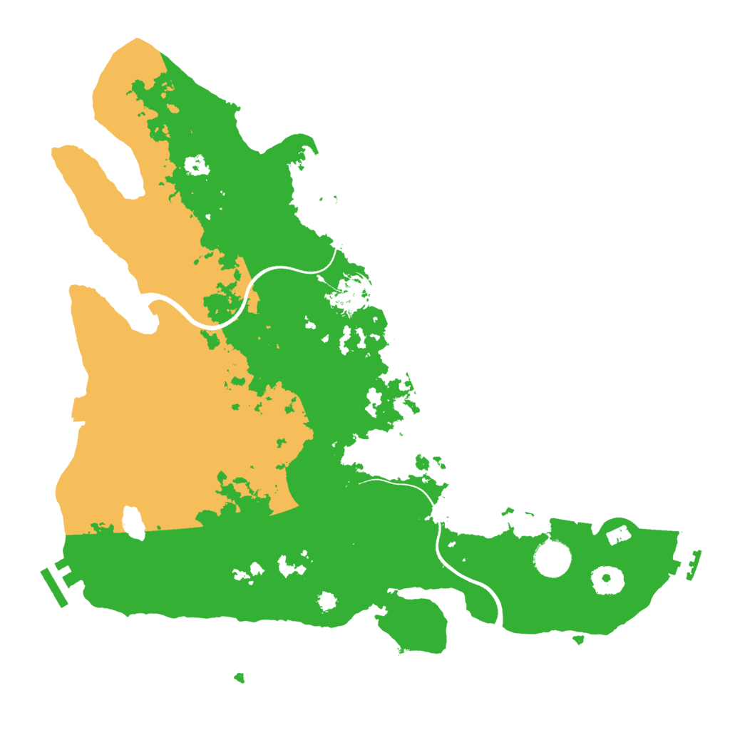 Biome Rust Map: Procedural Map, Size: 3500, Seed: 1911189261