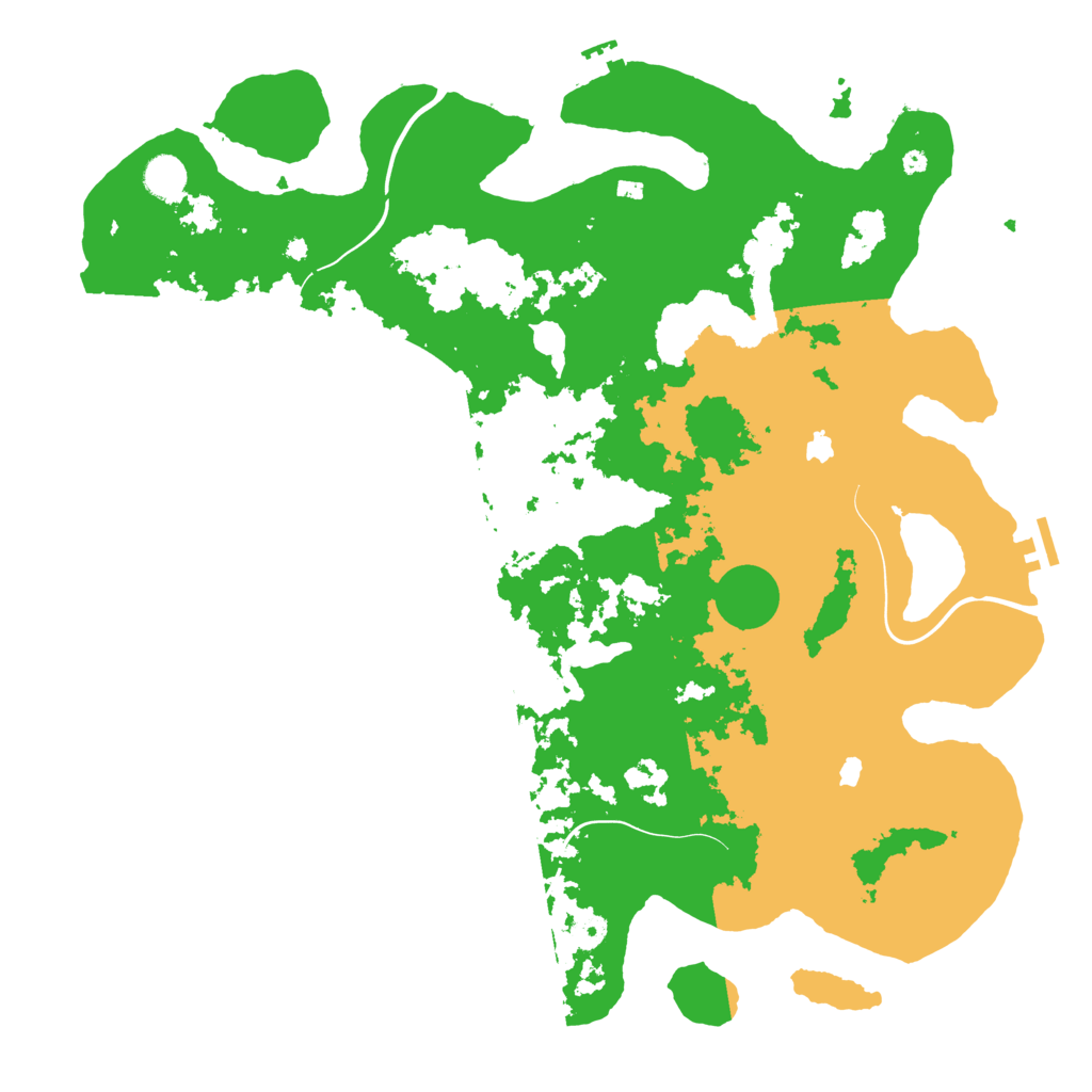 Biome Rust Map: Procedural Map, Size: 4500, Seed: 2534654