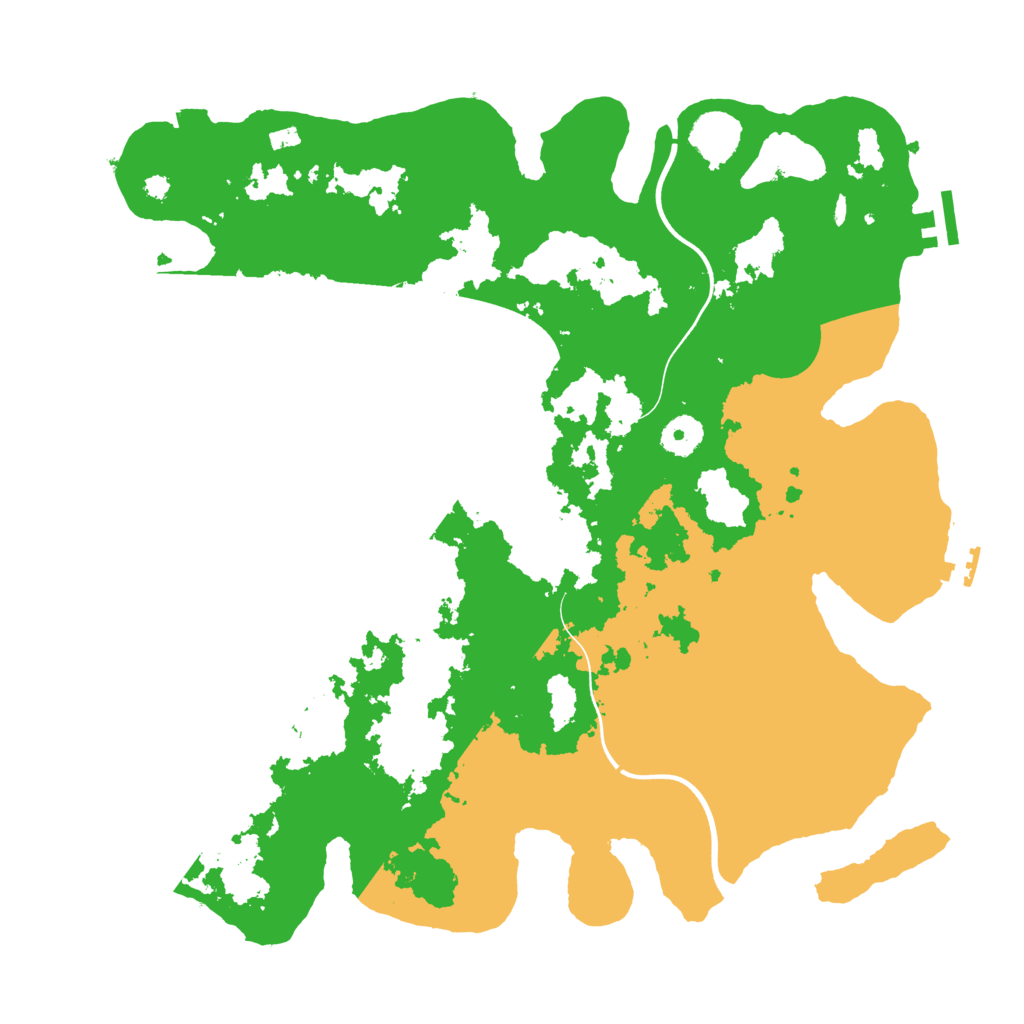 Biome Rust Map: Procedural Map, Size: 3800, Seed: 1551172288