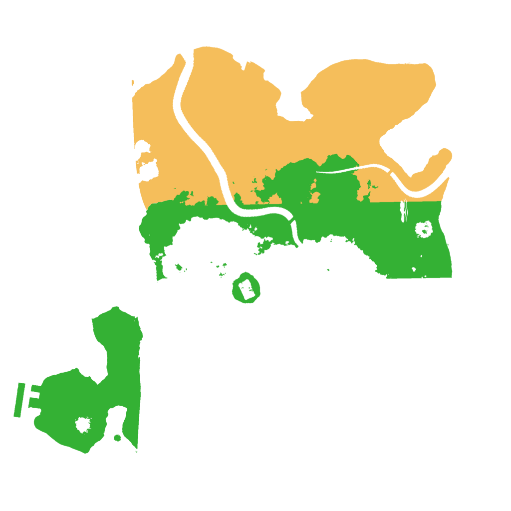 Biome Rust Map: Procedural Map, Size: 3000, Seed: 1105706843