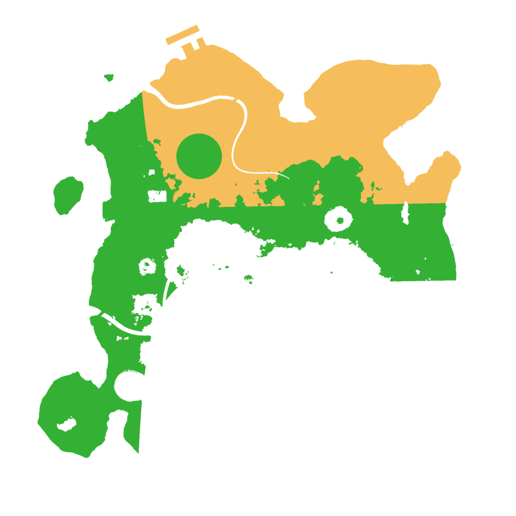 Biome Rust Map: Procedural Map, Size: 3000, Seed: 1105706843