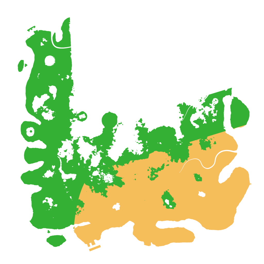 Biome Rust Map: Procedural Map, Size: 4500, Seed: 1790376334