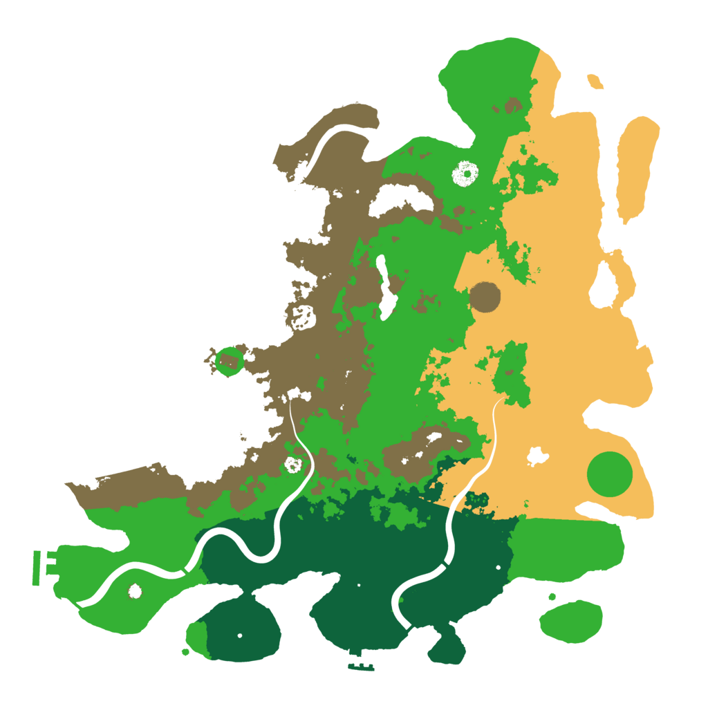 Biome Rust Map: Procedural Map, Size: 4098, Seed: 12