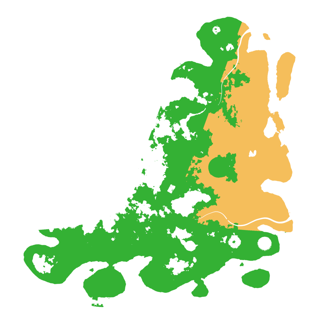 Biome Rust Map: Procedural Map, Size: 4098, Seed: 12