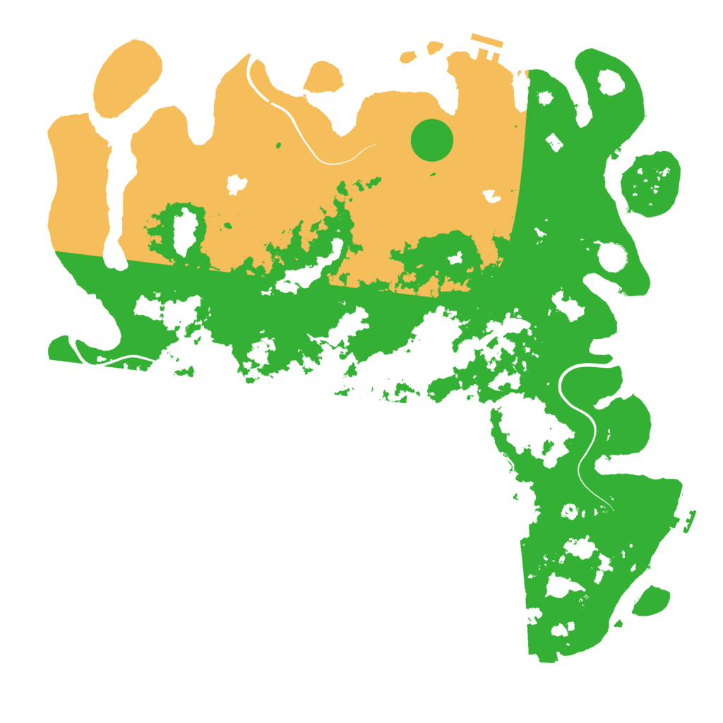 Biome Rust Map: Procedural Map, Size: 4500, Seed: 1846433949