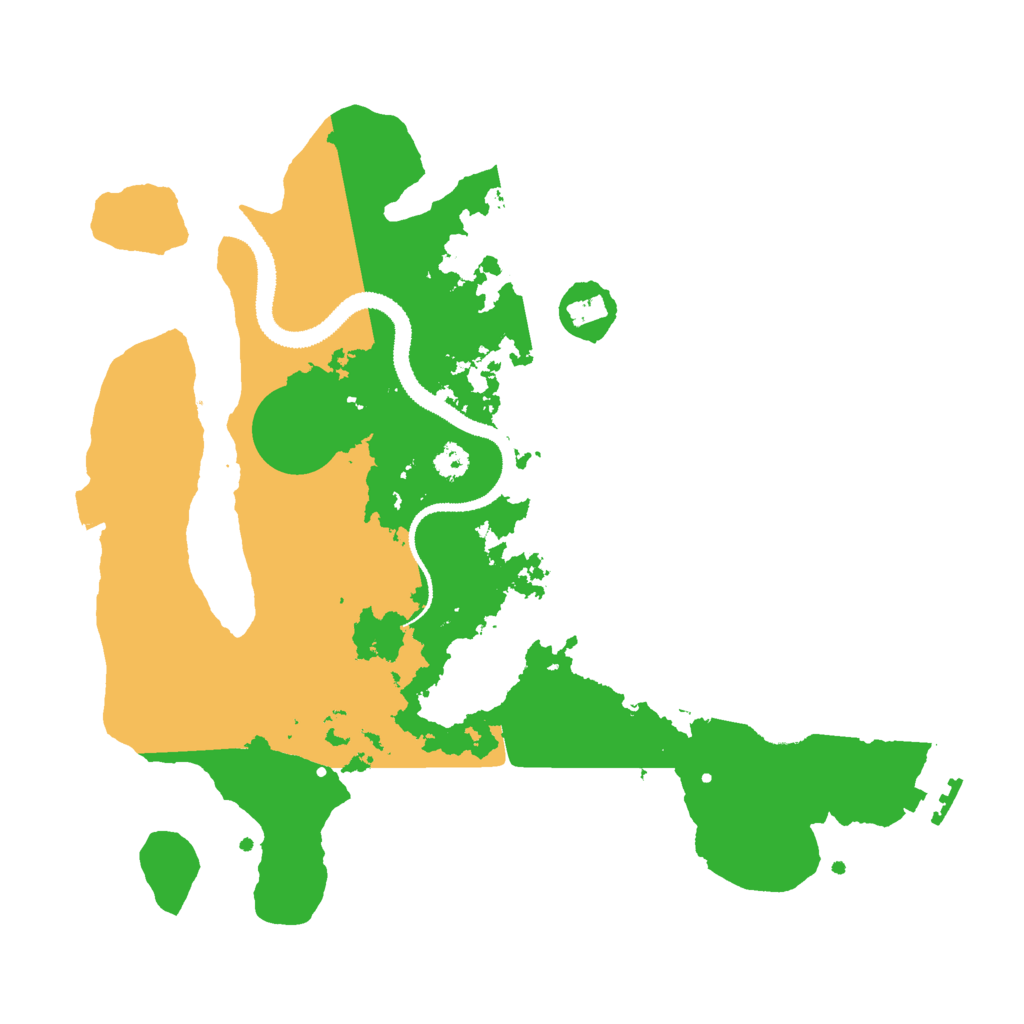 Biome Rust Map: Procedural Map, Size: 3000, Seed: 853108509