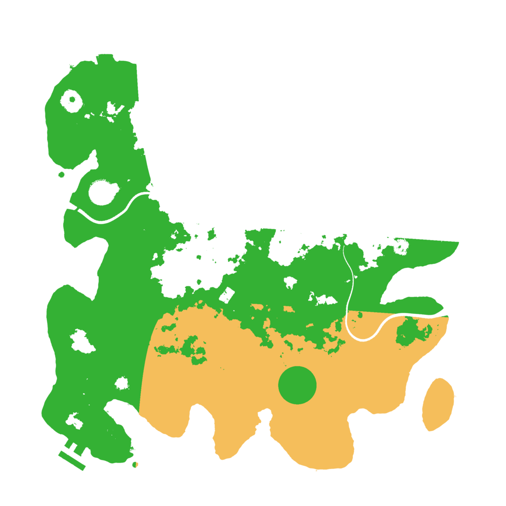 Biome Rust Map: Procedural Map, Size: 3500, Seed: 489910847