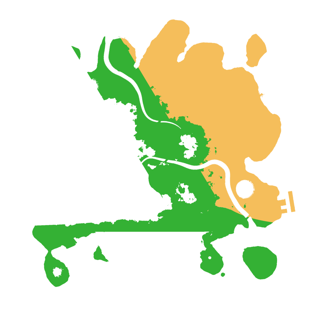 Biome Rust Map: Procedural Map, Size: 3000, Seed: 1131600359
