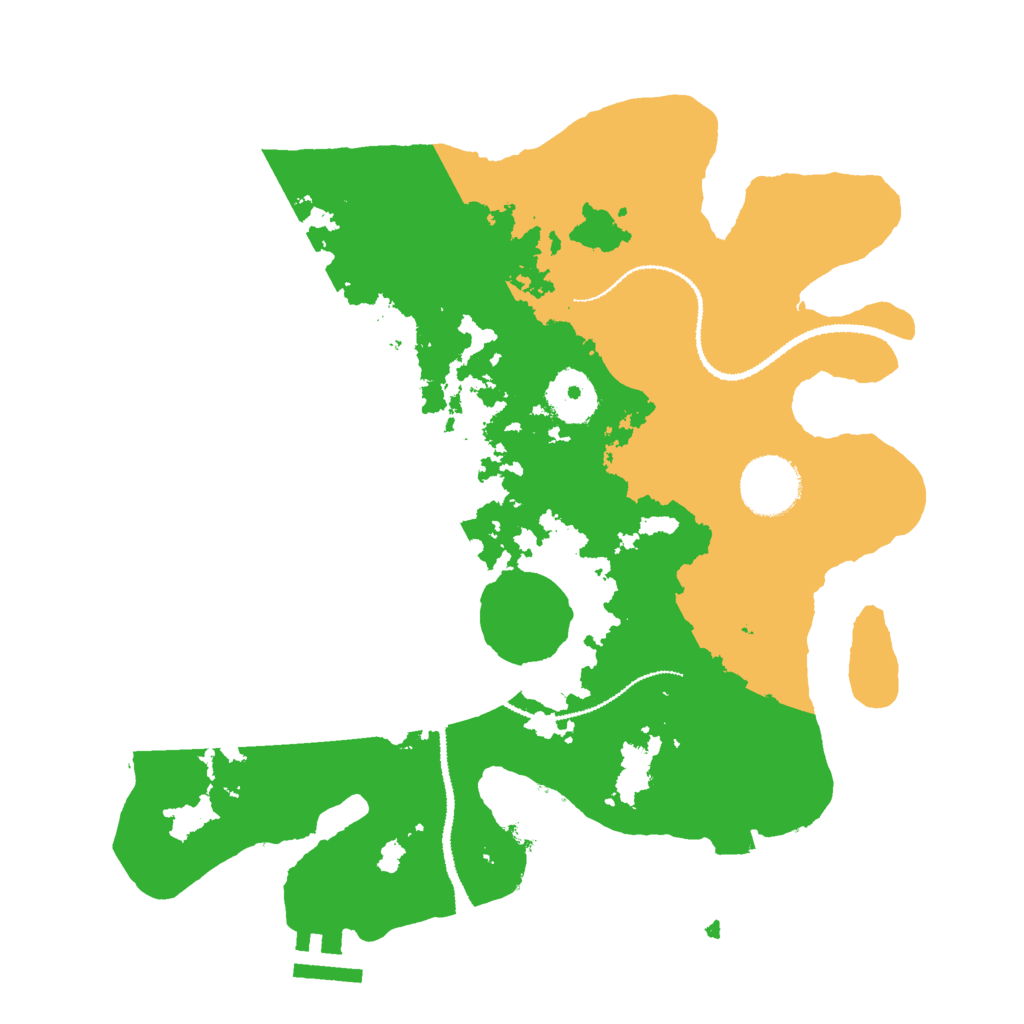 Biome Rust Map: Procedural Map, Size: 3000, Seed: 3355533