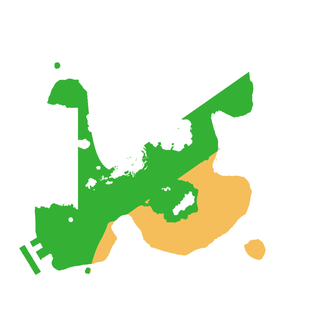 Biome Rust Map: Procedural Map, Size: 2000, Seed: 322253082