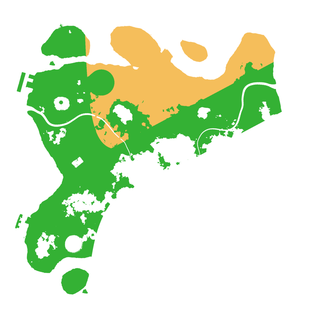 Biome Rust Map: Procedural Map, Size: 3230, Seed: 481981