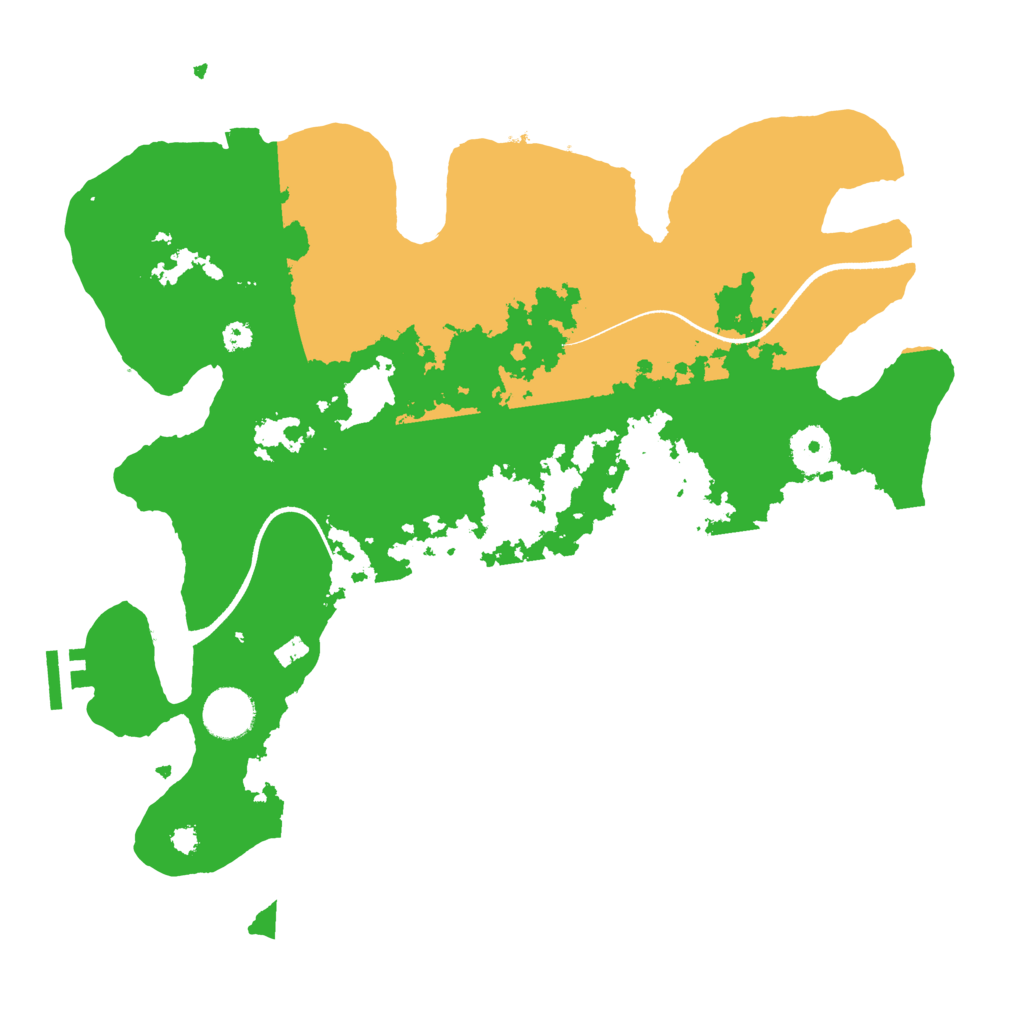 Biome Rust Map: Procedural Map, Size: 3500, Seed: 897910061