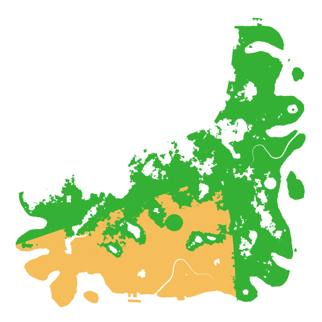 Biome Rust Map: Procedural Map, Size: 5000, Seed: 440081111