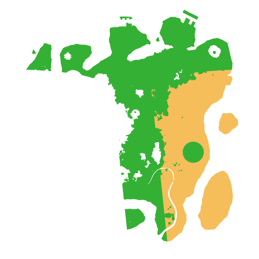 Biome Rust Map: Procedural Map, Size: 3250, Seed: 1295126