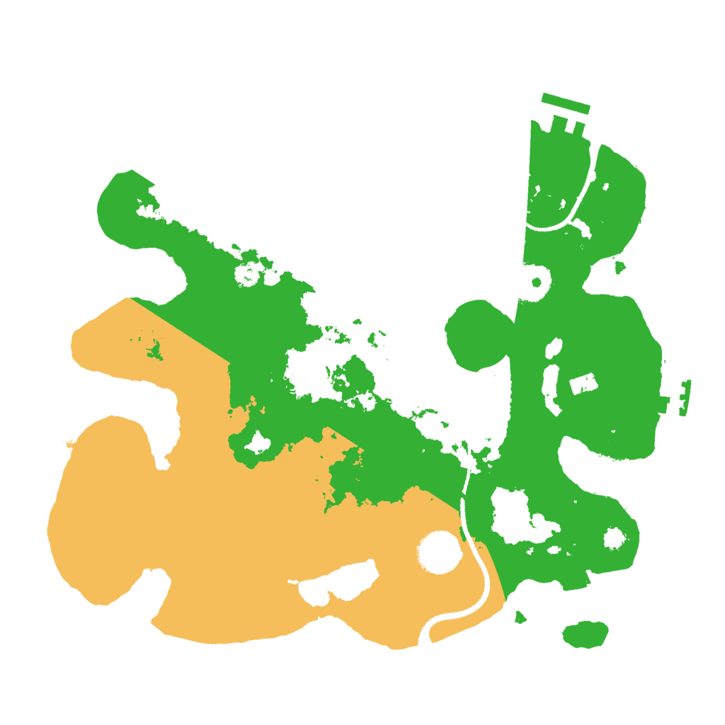 Biome Rust Map: Procedural Map, Size: 3000, Seed: 73746