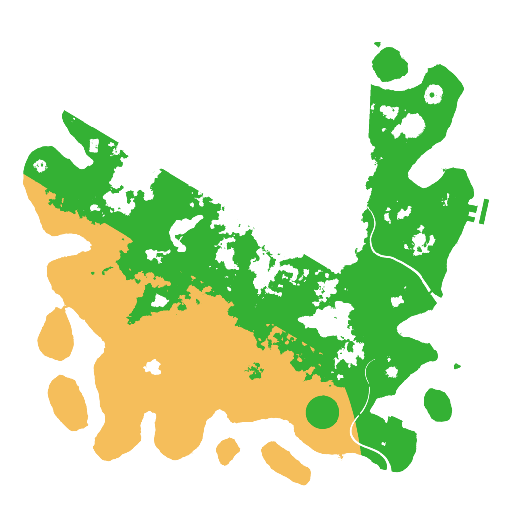 Biome Rust Map: Procedural Map, Size: 4000, Seed: 1491413558