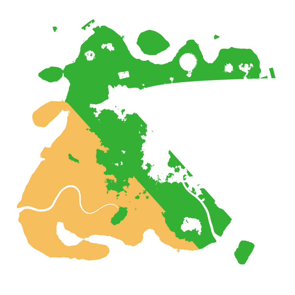 Biome Rust Map: Procedural Map, Size: 3000, Seed: 1008814675