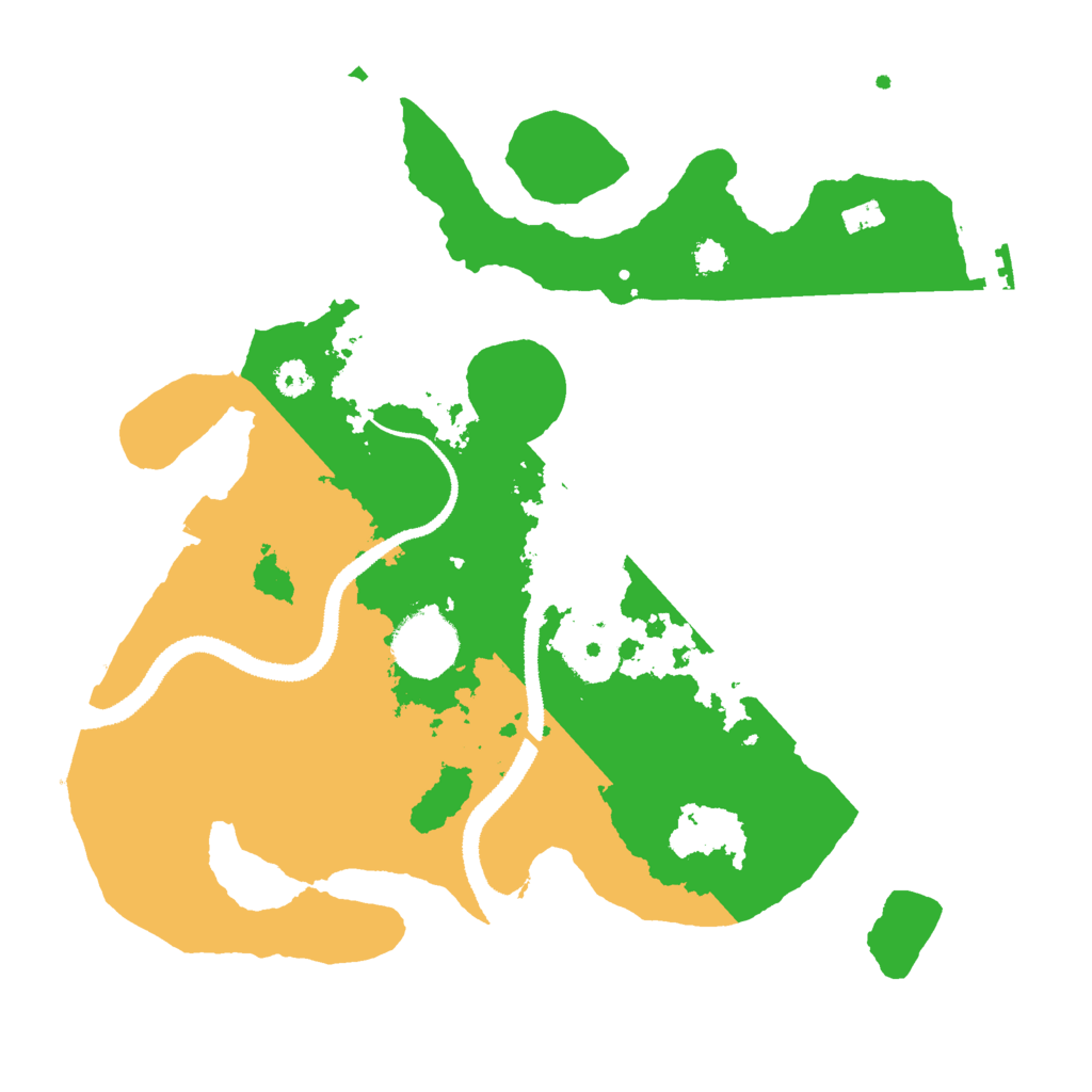 Biome Rust Map: Procedural Map, Size: 3000, Seed: 1008814675