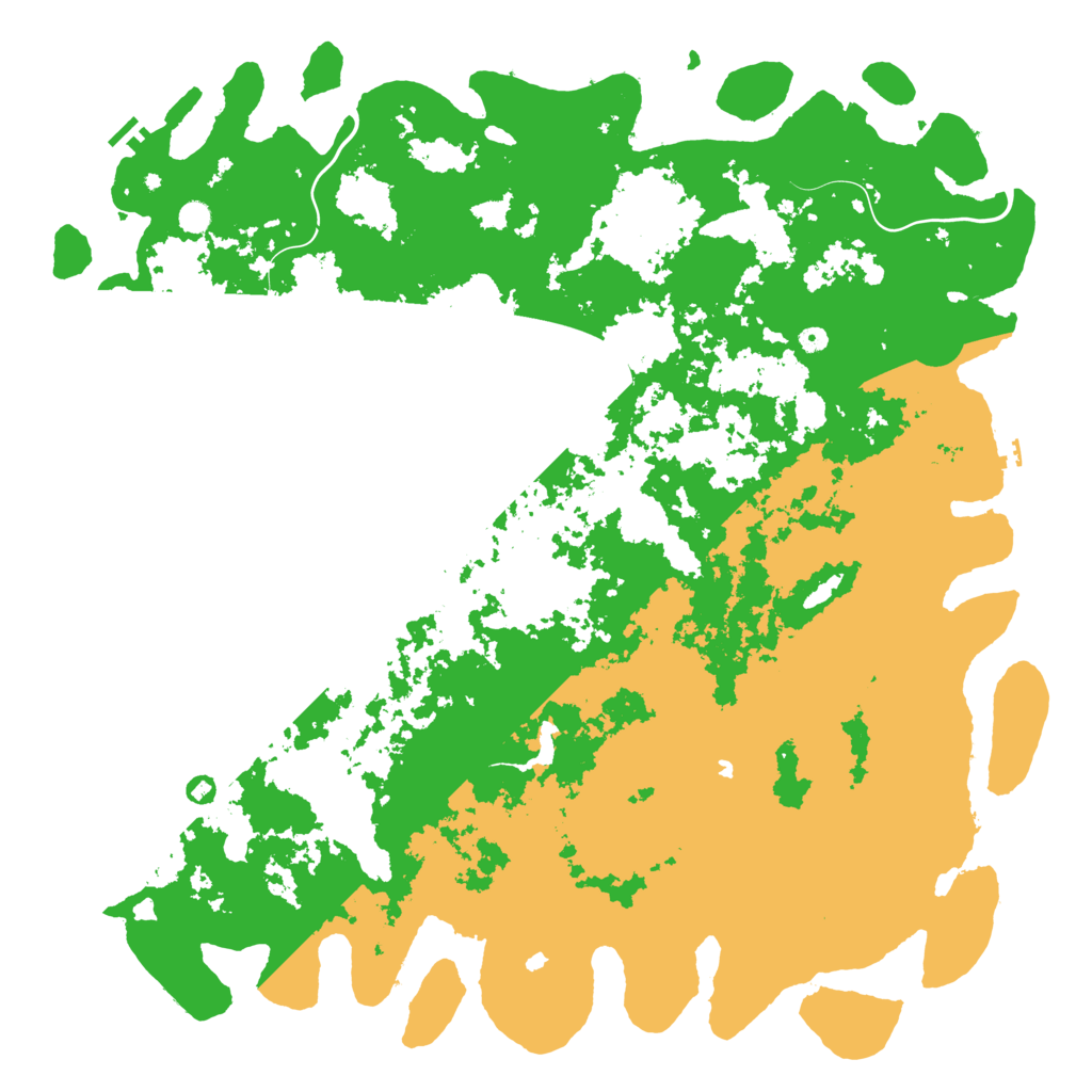 Biome Rust Map: Procedural Map, Size: 6000, Seed: 1133944973