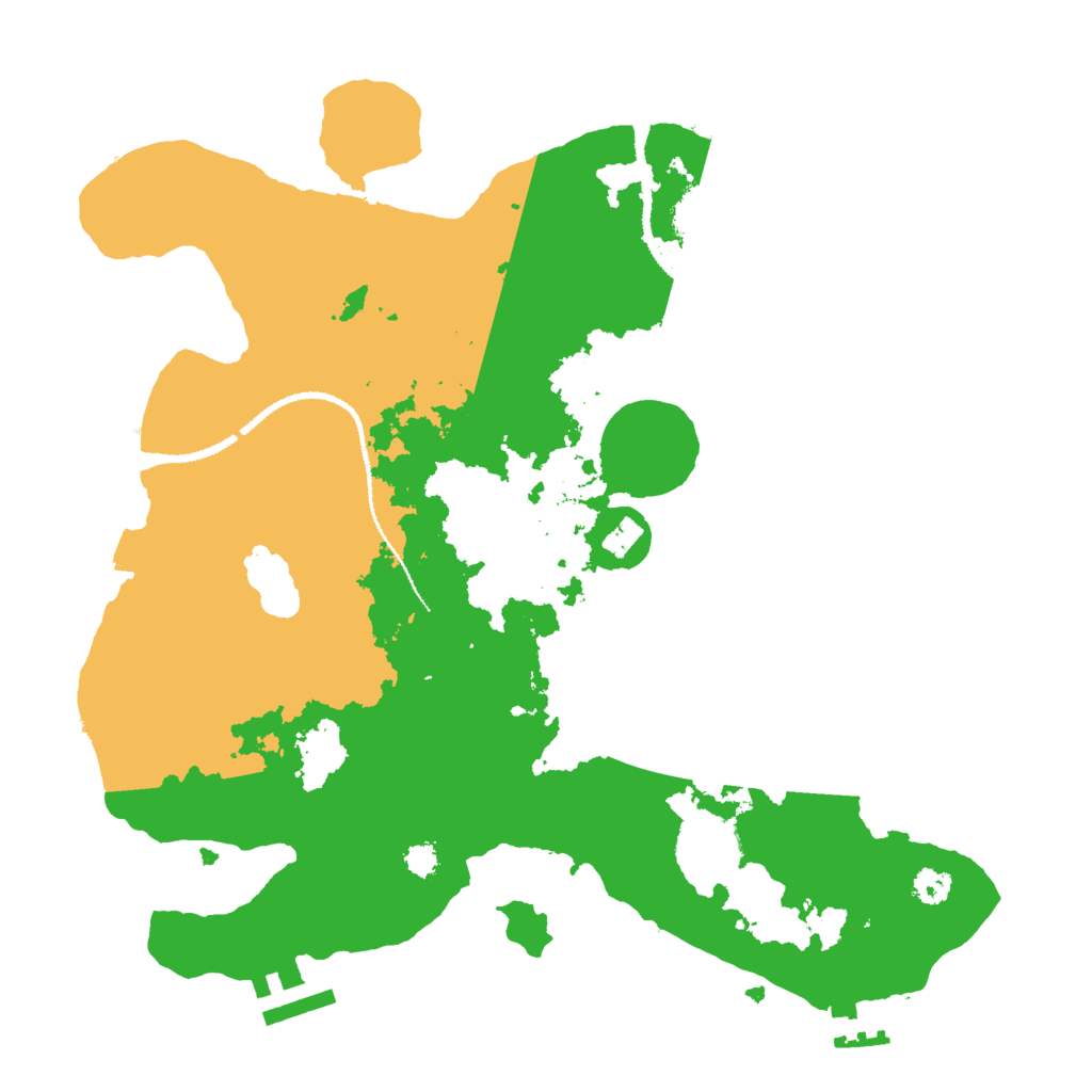 Biome Rust Map: Procedural Map, Size: 3000, Seed: 1892748851