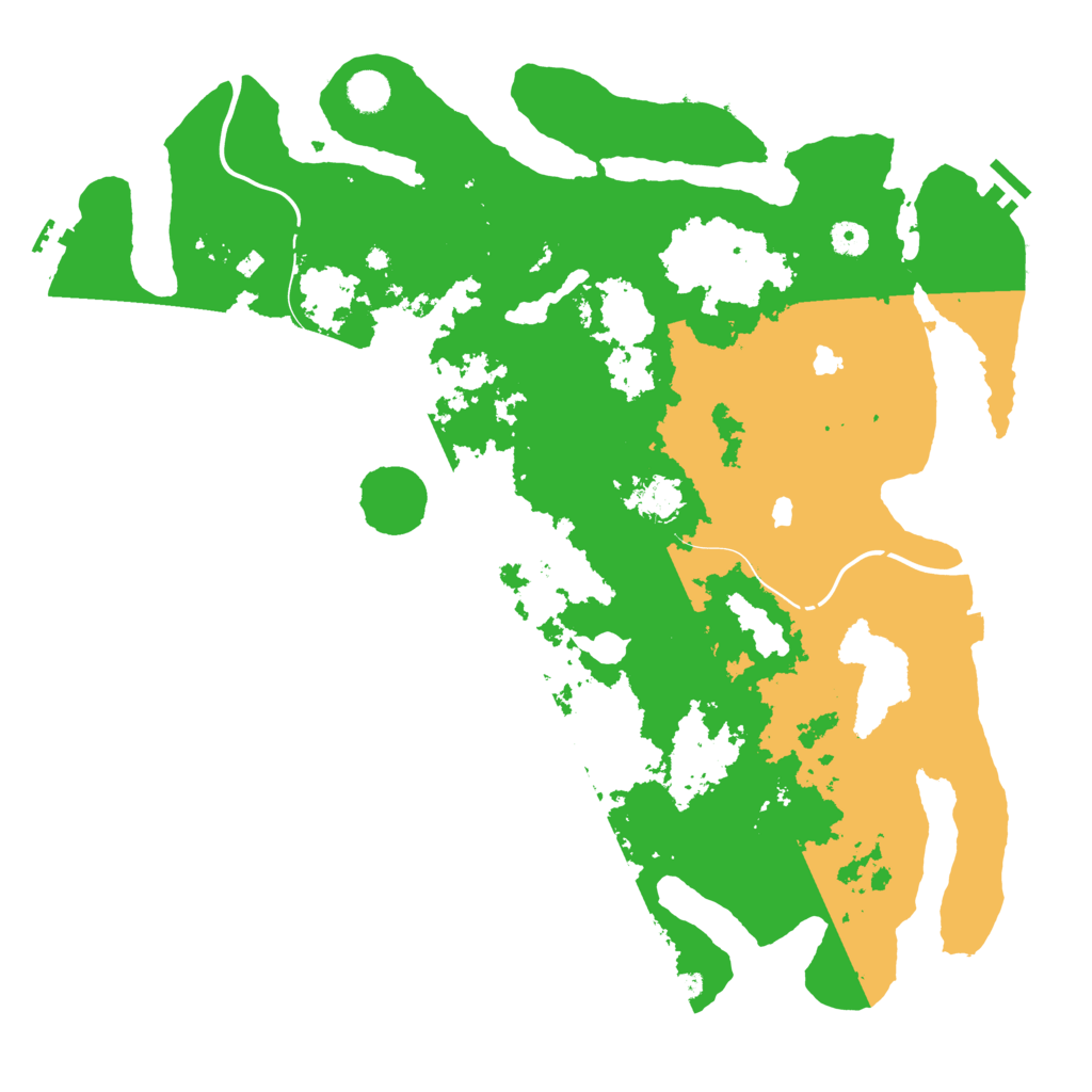 Biome Rust Map: Procedural Map, Size: 4500, Seed: 50552971