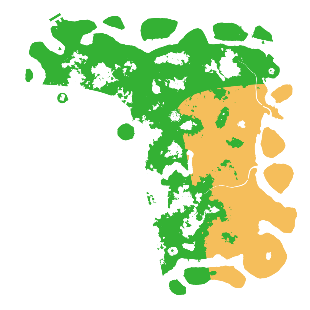 Biome Rust Map: Procedural Map, Size: 5000, Seed: 368582312