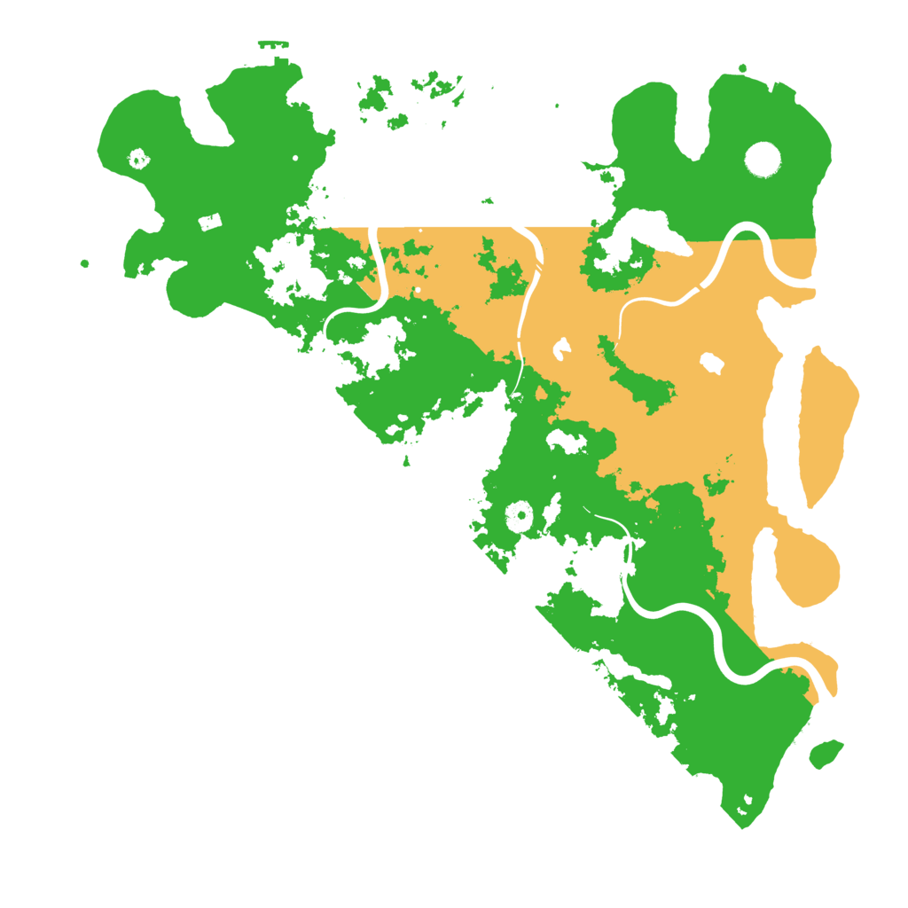 Biome Rust Map: Procedural Map, Size: 4500, Seed: 1645816825