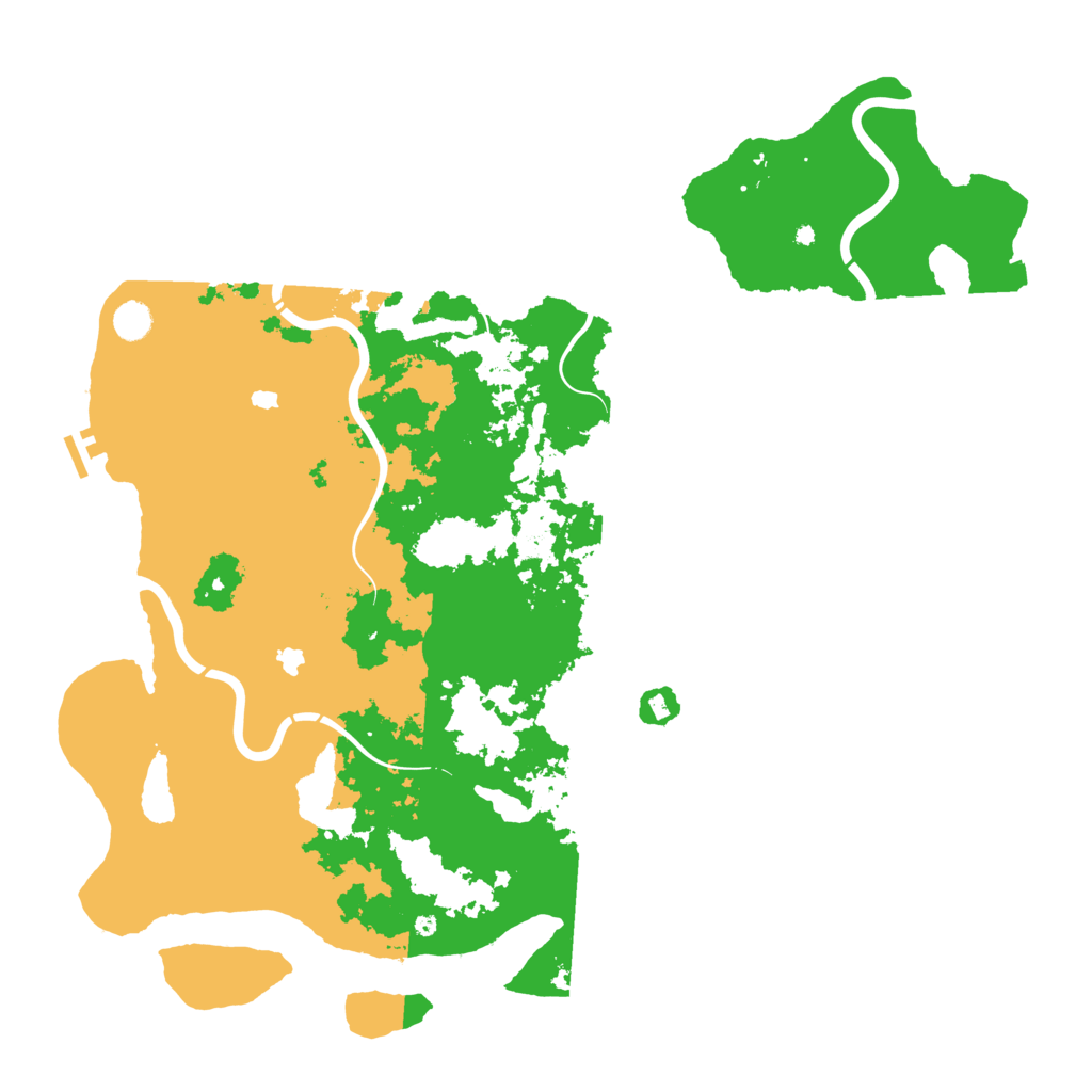 Biome Rust Map: Procedural Map, Size: 5000, Seed: 30500379