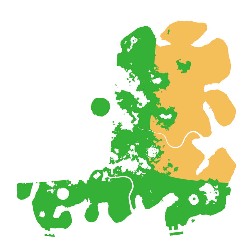 Biome Rust Map: Procedural Map, Size: 3700, Seed: 934859345