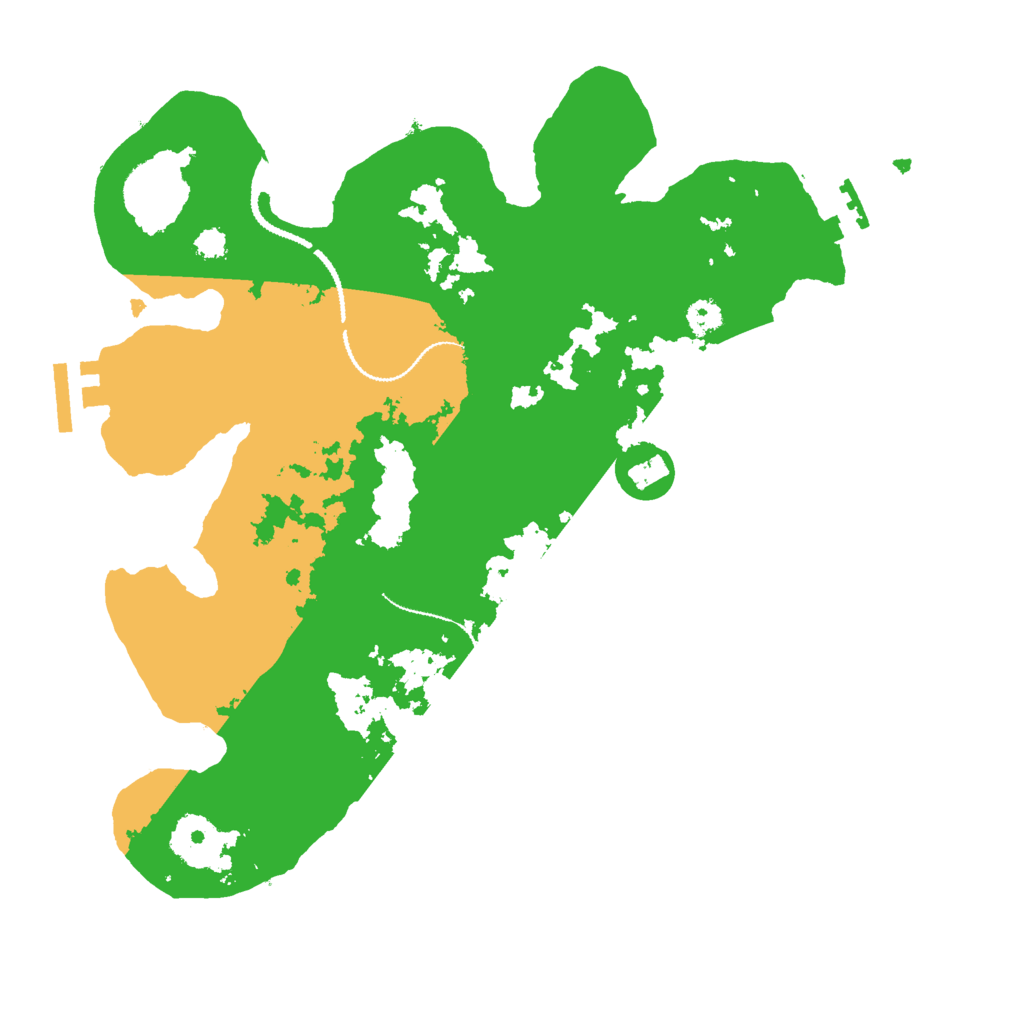 Biome Rust Map: Procedural Map, Size: 3000, Seed: 2095663050