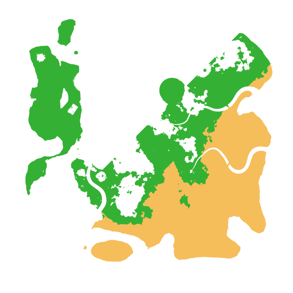 Biome Rust Map: Procedural Map, Size: 3100, Seed: 1182617502