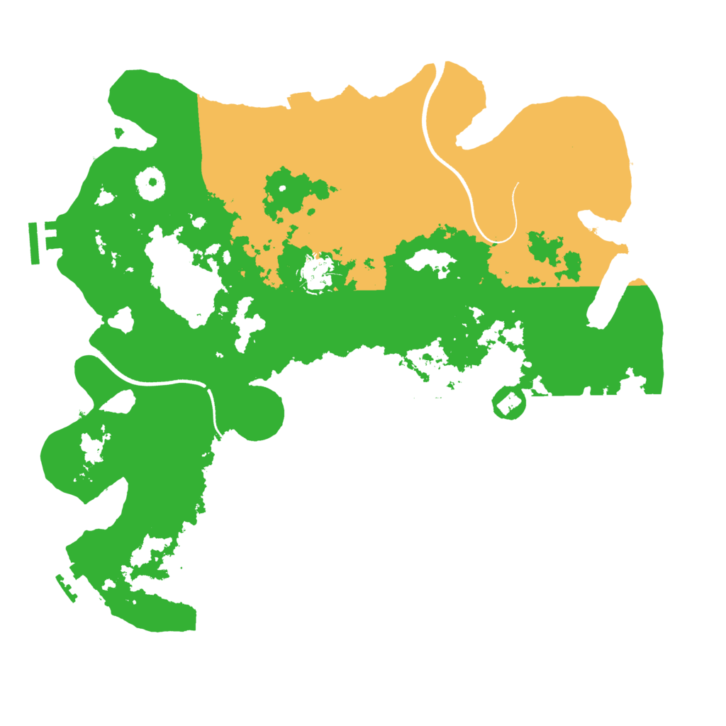 Biome Rust Map: Procedural Map, Size: 3500, Seed: 1888361286