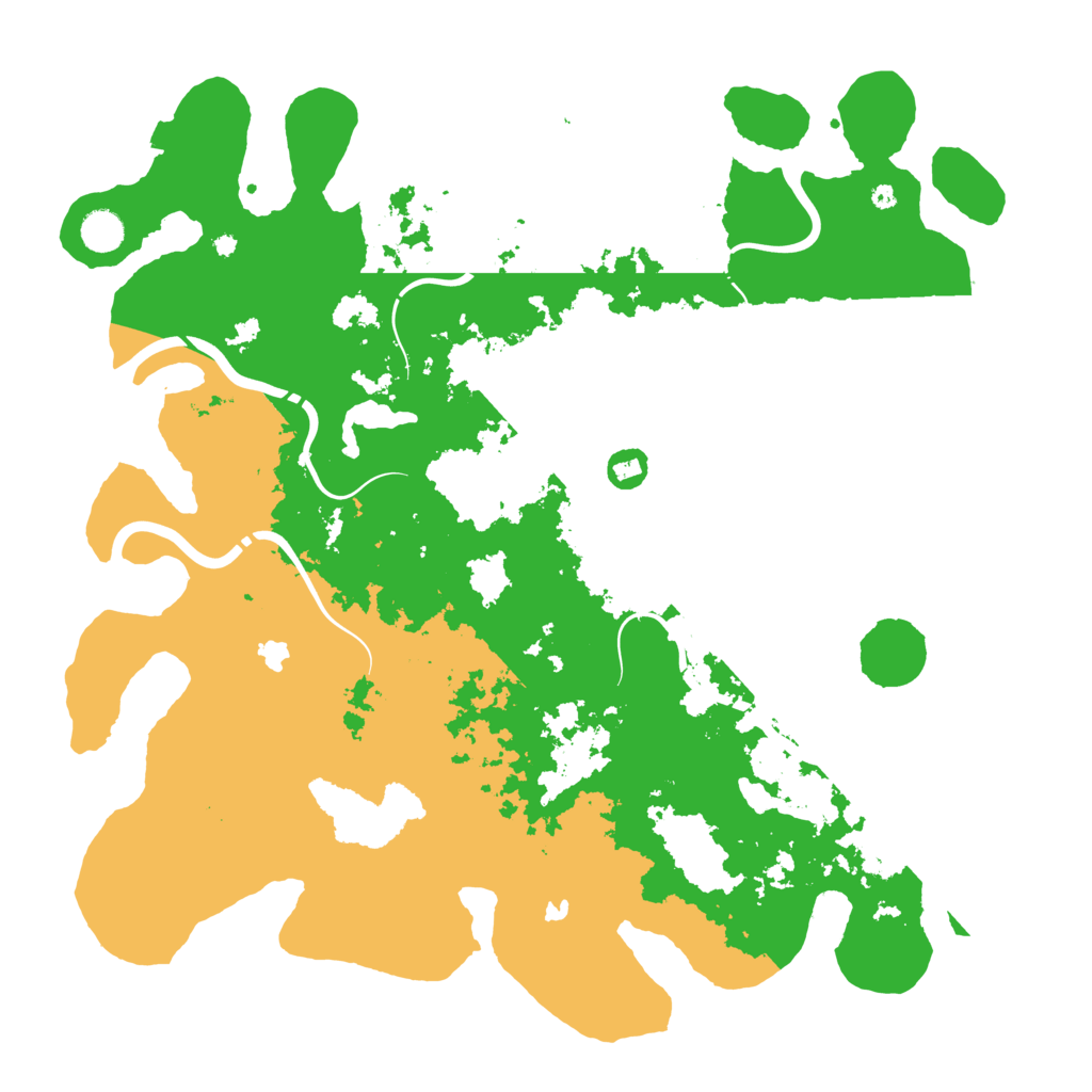 Biome Rust Map: Procedural Map, Size: 4500, Seed: 1884193910