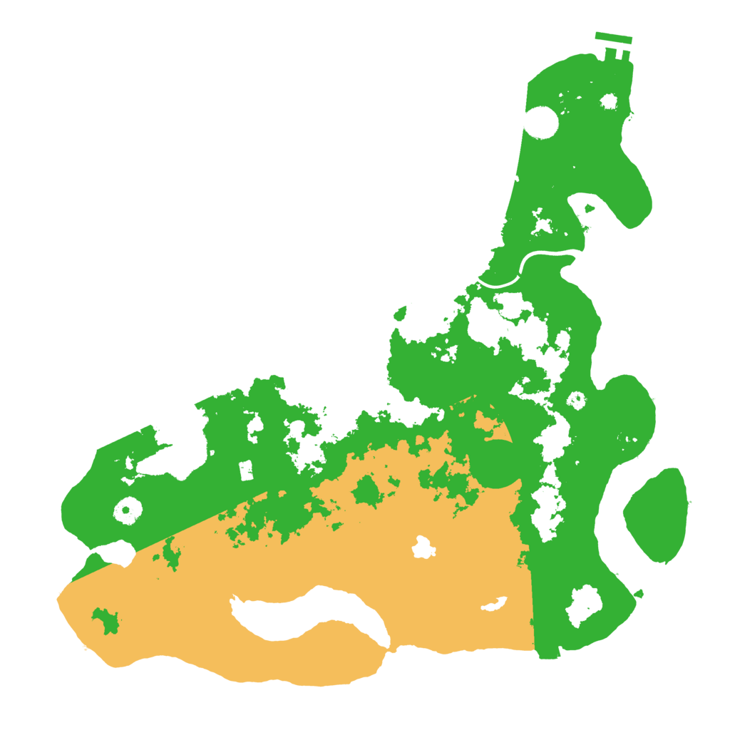 Biome Rust Map: Procedural Map, Size: 4000, Seed: 999336161