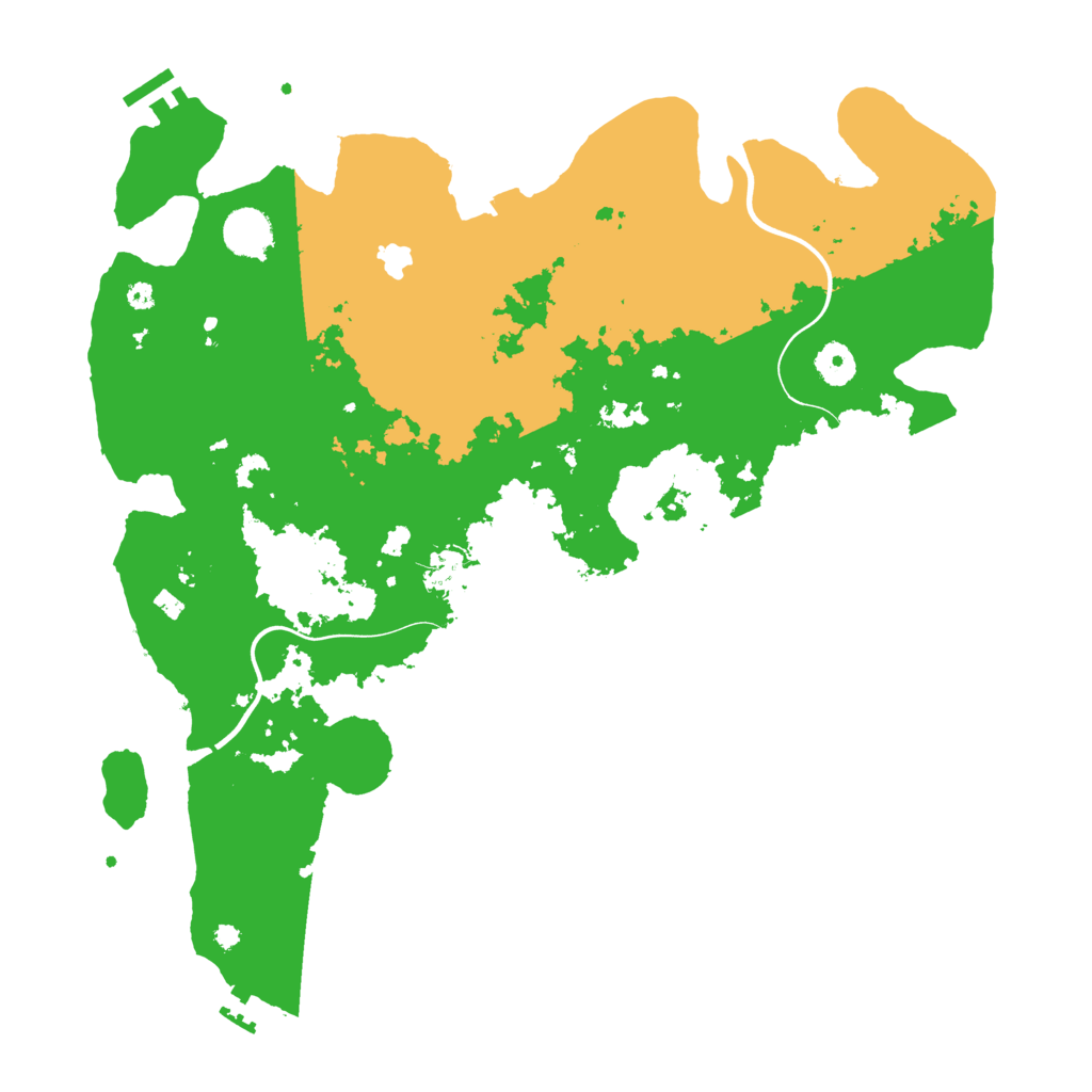 Biome Rust Map: Procedural Map, Size: 4000, Seed: 726657789