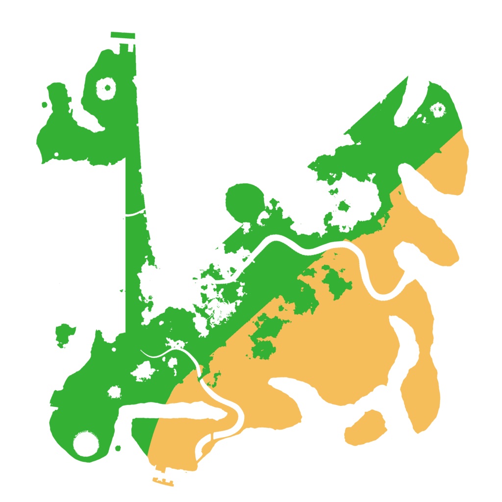 Biome Rust Map: Procedural Map, Size: 3500, Seed: 2129737146